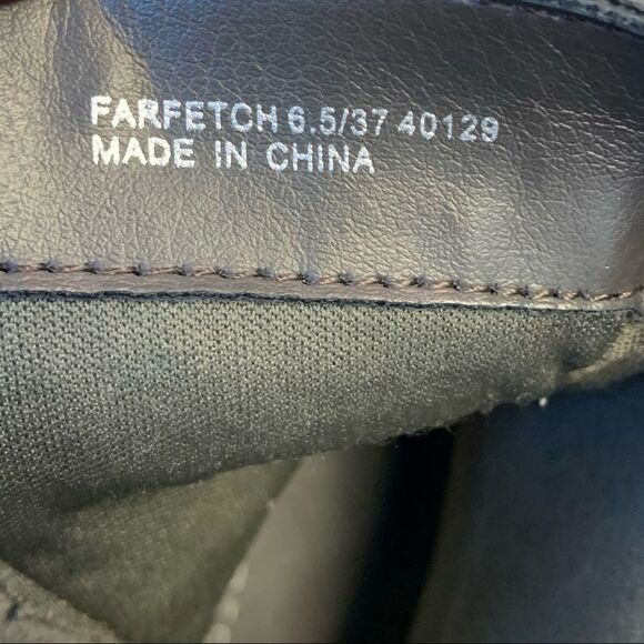 Chinese Laundry Farfetch Distress Grey Brown suede button zipper Boots Sz 6.5 - Picture 11 of 12